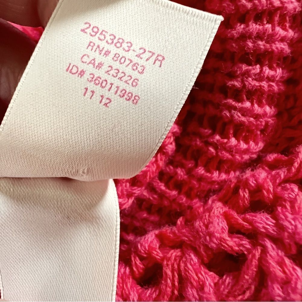 Victoria’s Secret open knit crochet sweater vintage - Picture 3 of 5